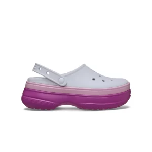 Giày Clog Unisex Crocs Classic Stacked - Grapeberry