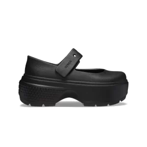 Stomp Crocs - Giày Thời Trang Unisex Mary Jane - Black